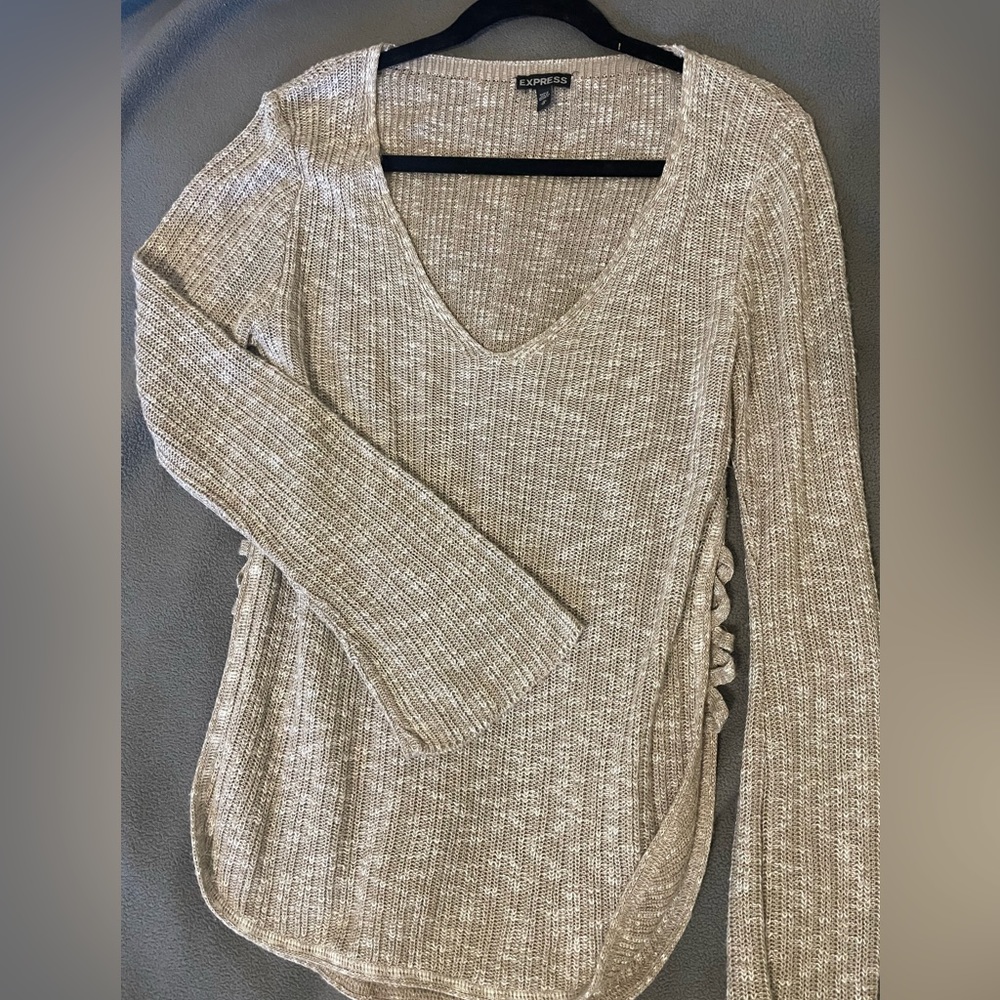 Tan express sweater